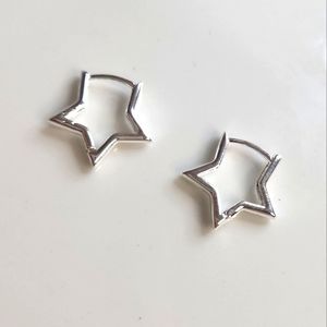MINI STAINLESS STEEL START EARRINGS